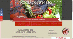 Desktop Screenshot of hogbackbbqcatering.com