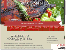 Tablet Screenshot of hogbackbbqcatering.com